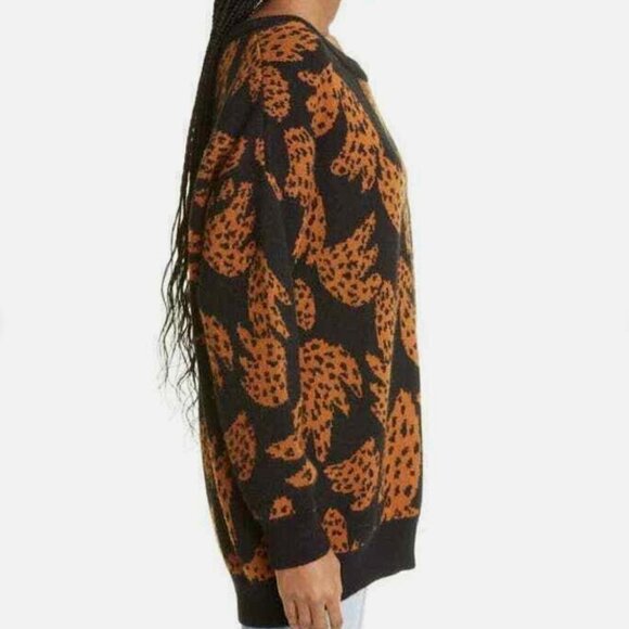 Farm Rio Black Bananica Sweater - Size Medium - Picture 5 of 5